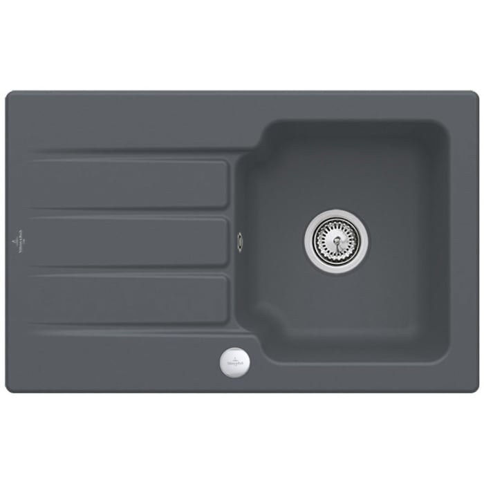 Villeroy & Boch Architectura 45 Einbauspüle, Ablaufgarnitur mit Excenterbetätigung, reversibel