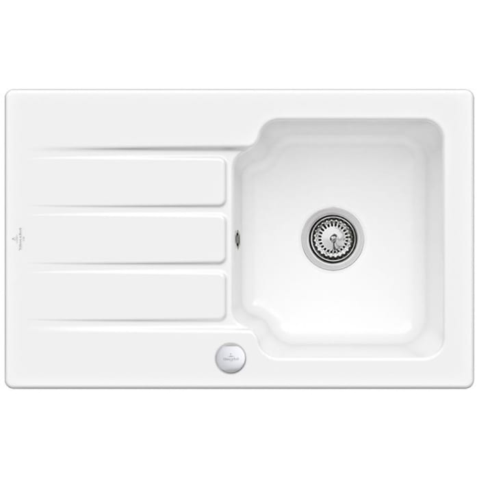 Villeroy & Boch Architectura 45 Einbauspüle, Ablaufgarnitur mit Excenterbetätigung, reversibel