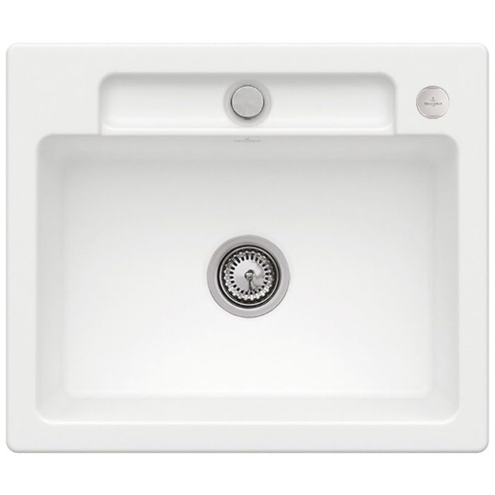 Villeroy & Boch Siluet 60 S Einbauspüle, Ablaufgarnitur mit Excenterbetätigung