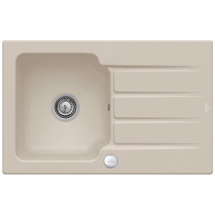 Villeroy & Boch Architectura 45 Einbauspüle, mit Ablaufgarnitur und Excenterbetätigung, reversibel