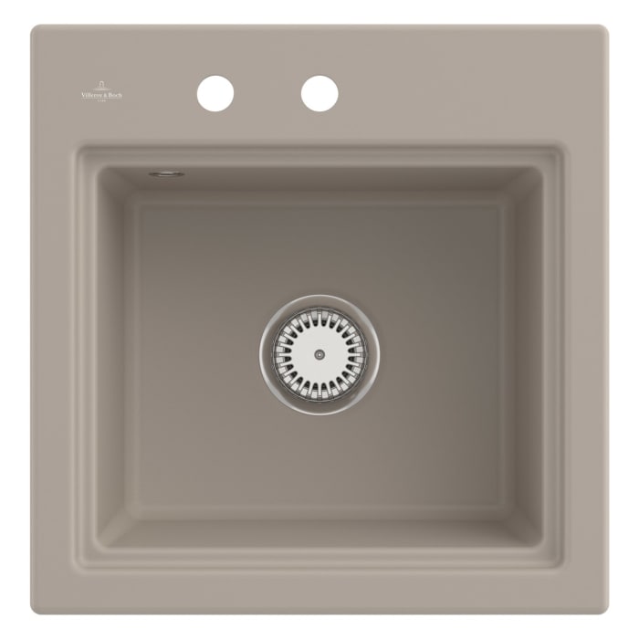 Villeroy & Boch Subway Style 50 S Einbauspüle, Ablaufgarnitur mit Handbetätigung