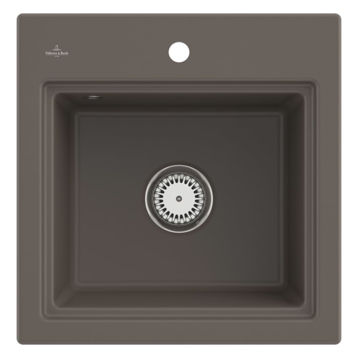 Villeroy & Boch Subway Style 50 S Einbauspüle, Ablaufgarnitur mit Handbetätigung