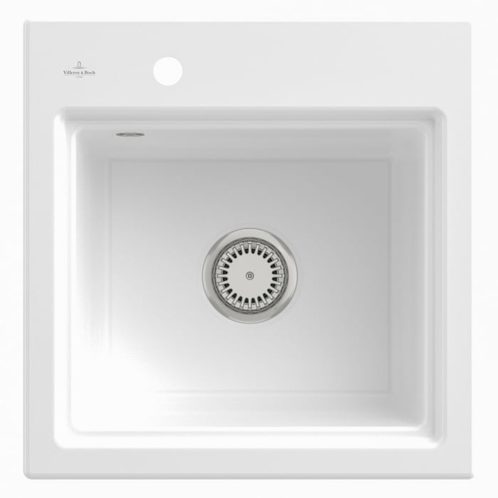 Villeroy & Boch Subway Style 50 S Einbauspüle, Ablaufgarnitur mit Excenterbetätigung