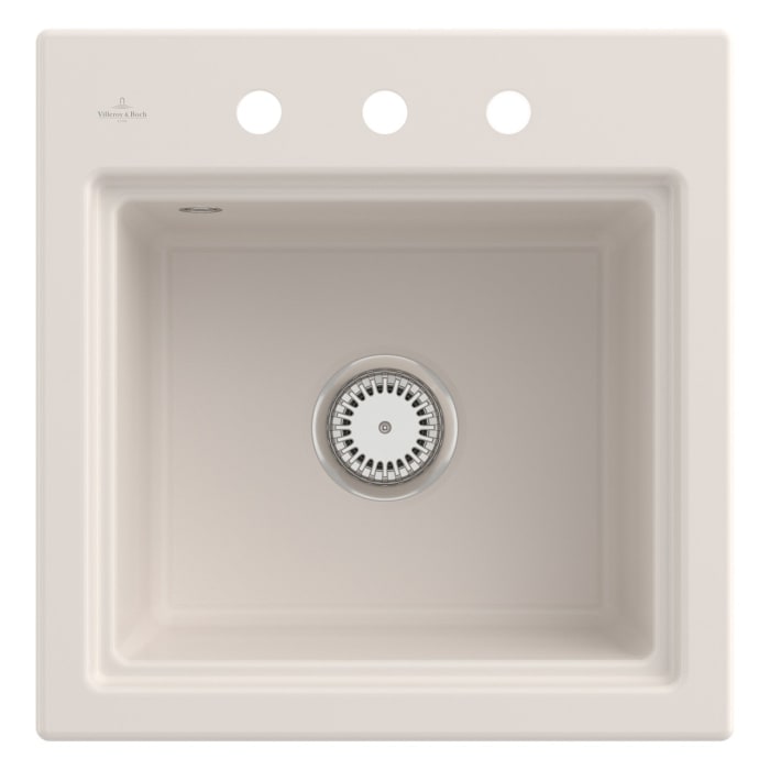 Villeroy & Boch Subway Style 50 S Einbauspüle, Ablaufgarnitur mit Excenterbetätigung