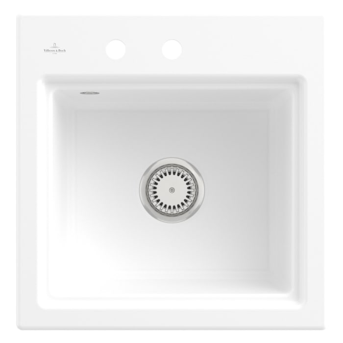 Villeroy & Boch Subway Style 50 S Einbauspüle, Ablaufgarnitur mit Excenterbetätigung