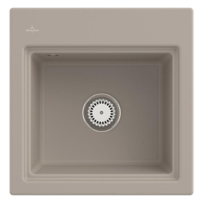 Villeroy & Boch Subway Style 50 S Einbauspüle, Ablaufgarnitur mit Handbetätigung