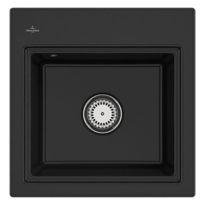 Villeroy & Boch Subway Style 50 S Einbauspüle, Ablaufgarnitur mit Handbetätigung