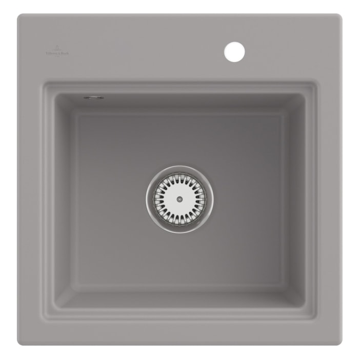 Villeroy & Boch Subway Style 50 S Einbauspüle, Ablaufgarnitur mit Handbetätigung