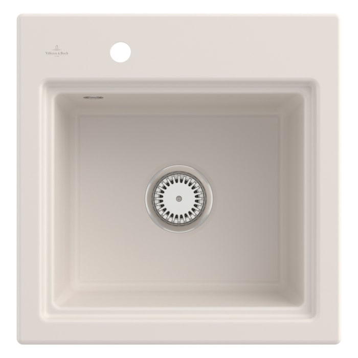 Villeroy & Boch Subway Style 50 S Einbauspüle, Ablaufgarnitur mit Handbetätigung