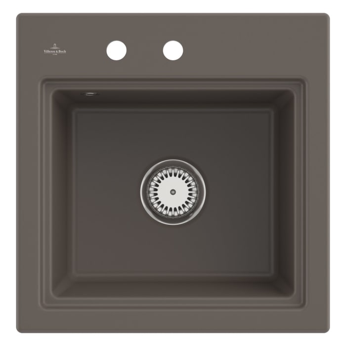 Villeroy & Boch Subway Style 50 S Einbauspüle, Ablaufgarnitur mit Handbetätigung