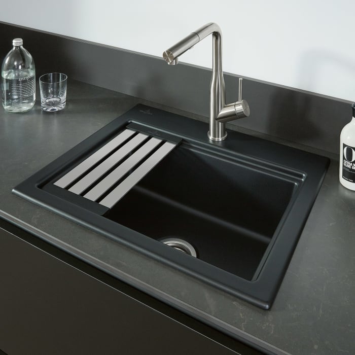 Villeroy & Boch Subway Style 50 S Einbauspüle, Ablaufgarnitur mit Excenterbetätigung