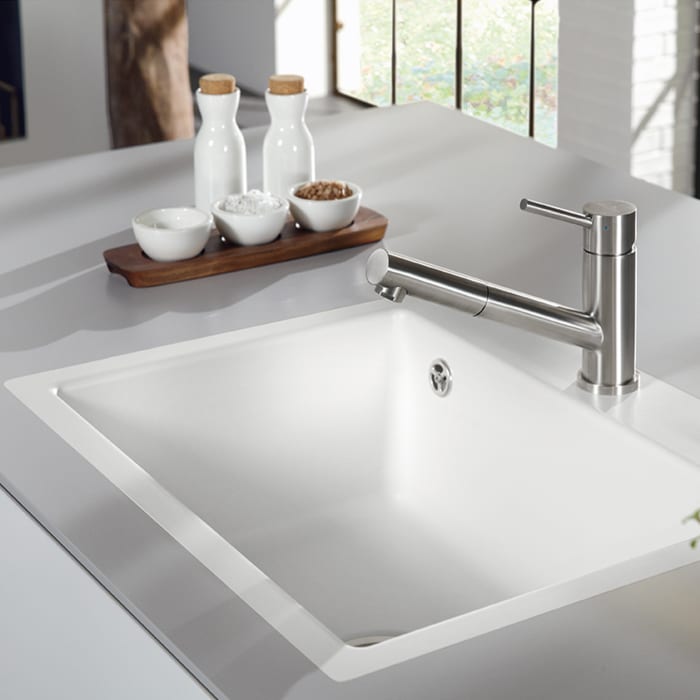 Villeroy & Boch Subway 60 S FLAT flächenbündige Spüle, Ablaufgarnitur mit Handbetätigung, inkl. Hahnlochbohrung Pos. 2