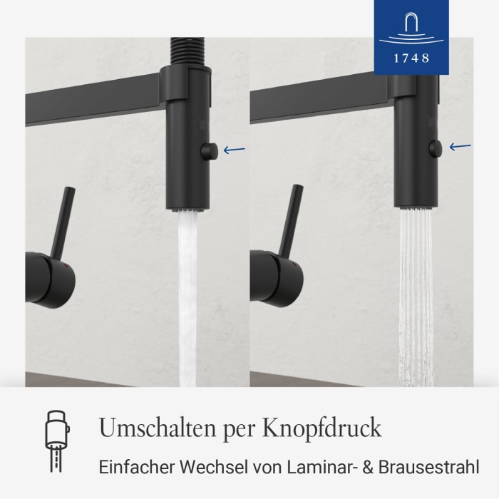 Villeroy & Boch Steel Expert Compact Window Küchenarmatur, aus Edelstahl
