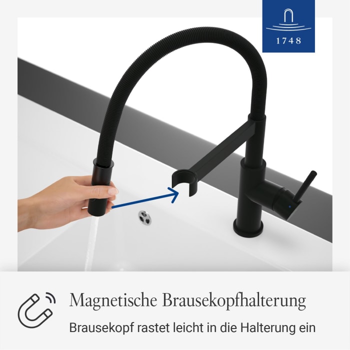 Villeroy & Boch Steel Expert Compact Window Küchenarmatur, aus Edelstahl
