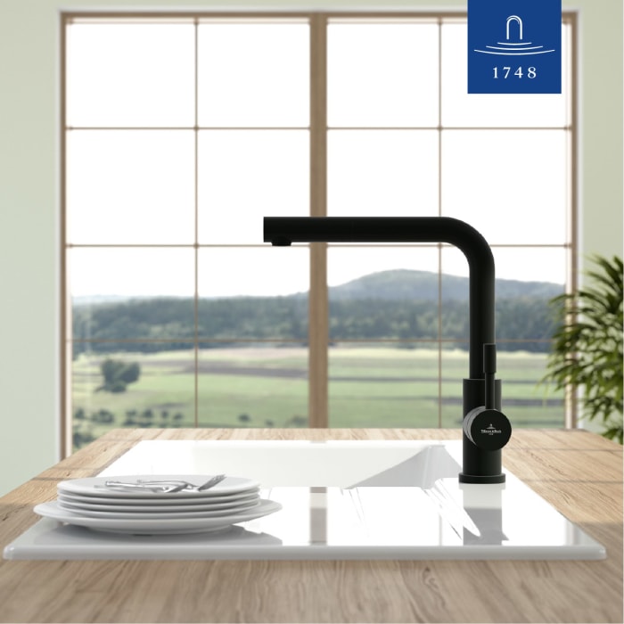Villeroy & Boch Steel Shower Window Küchenarmatur, aus Edelstahl