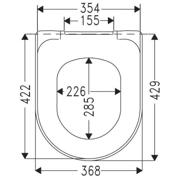 Villeroy & Boch O.novo WC-Sitz mit Soft-Closing-Funktion