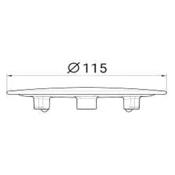 Visolva Deckel für Duschsiphon