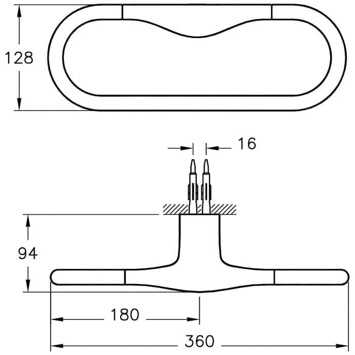 VitrA Istanbul Handtuchring