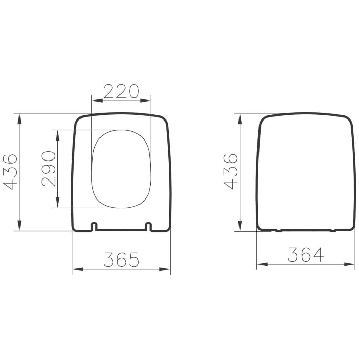 VitrA Metropole WC-Sitz Slim mit Absenkautomatik