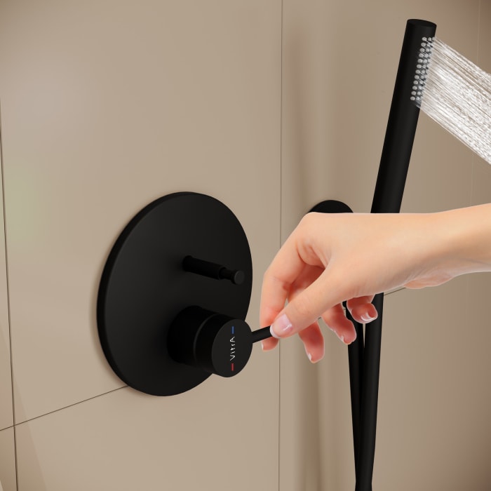 VitrA Origin Einhebel-Wannenfüll- und Brausearmatur, Unterputz