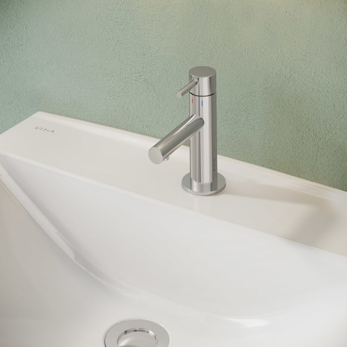 VitrA Origin Einhebel-Waschtischmischer mit Ablaufgarnitur