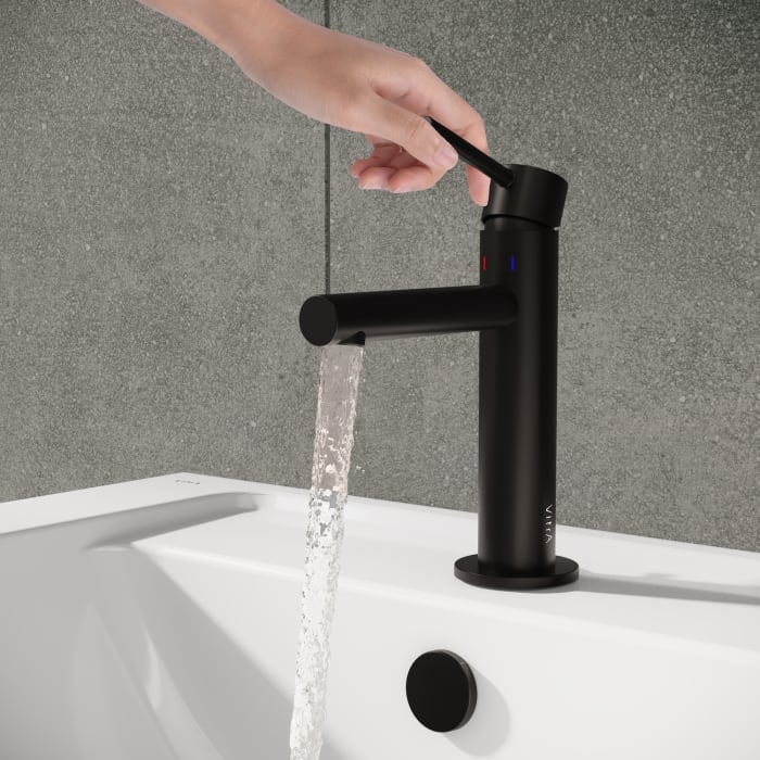 VitrA Origin Einhebel-Waschtischmischer mit Ablaufgarnitur