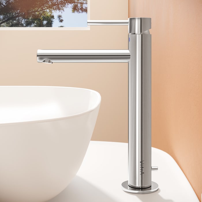 VitrA Origin Einhebel-Waschtischmischer mit Ablaufgarnitur