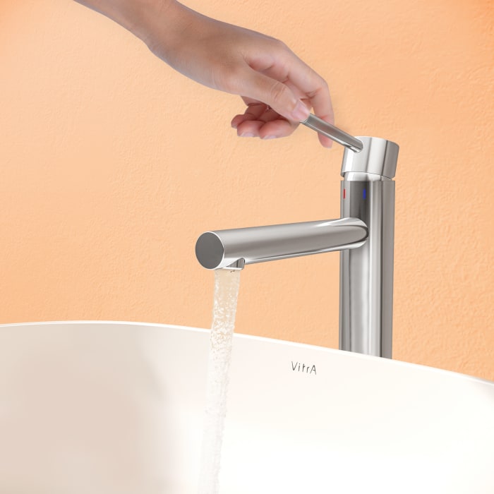 VitrA Origin Einhebel-Waschtischmischer mit Ablaufgarnitur