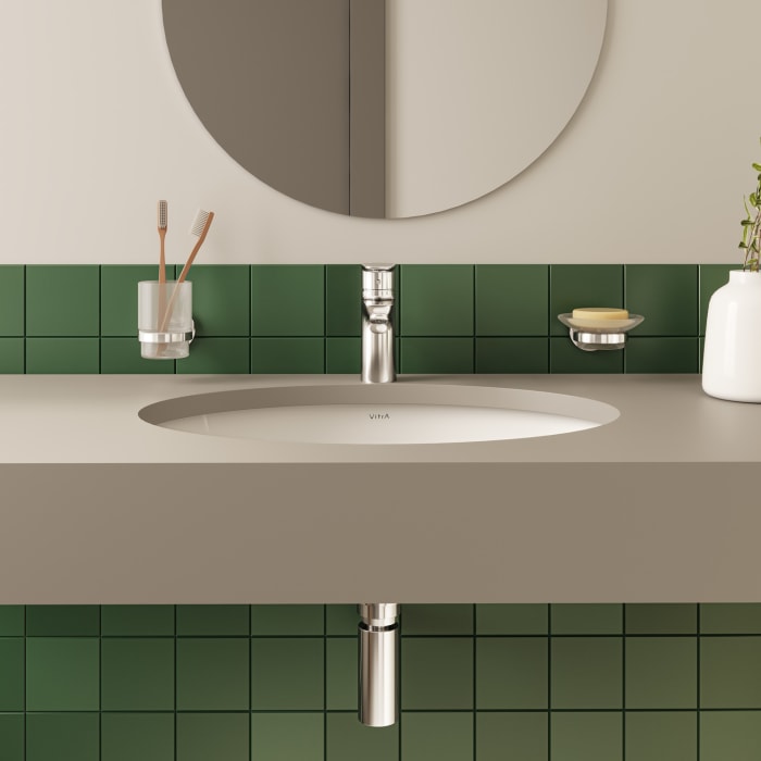 VitrA S20 Unterbauwaschtisch oval 58,5 x 45 cm