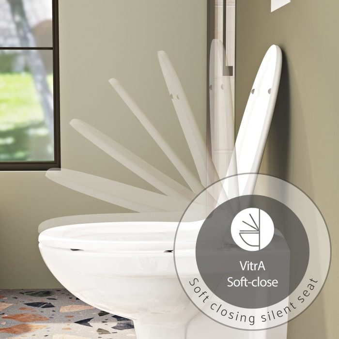 VitrA S20 Universal-WC-Sitz mit Absenkautomatik