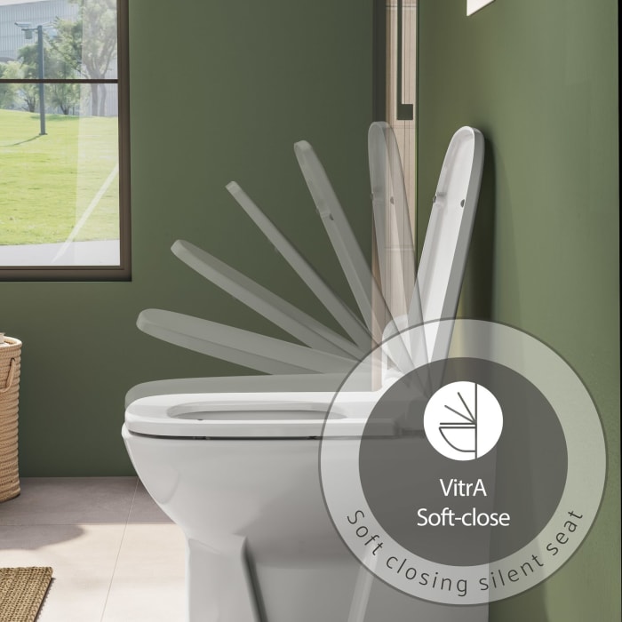 VitrA S20 WC Sitz Slim Wrap ohne Absenkautomatik