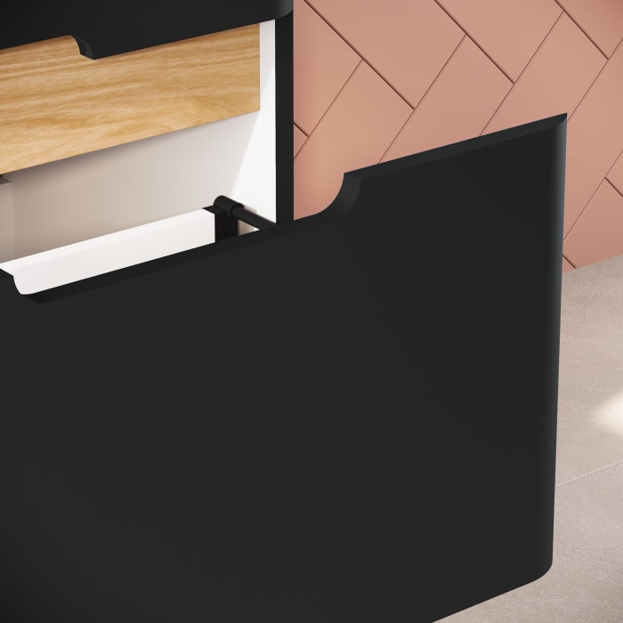 Vitra Sento Waschtischkombination 78 x 48,5 cm mit 2 Auszügen