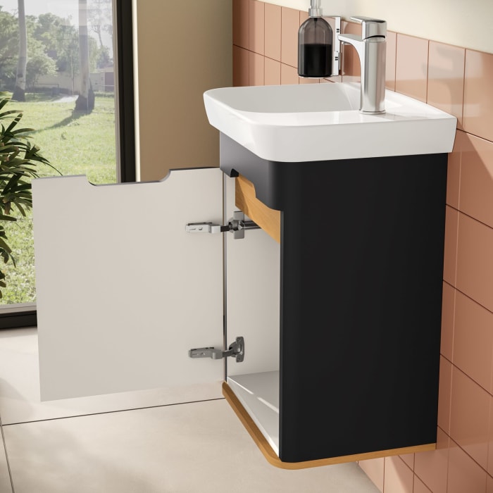 Vitra Sento Waschtischkombination 50 x 37,5 cm, Türanschlag links