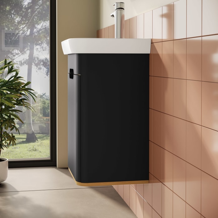 Vitra Sento Waschtischkombination 50 x 37,5 cm, Türanschlag links