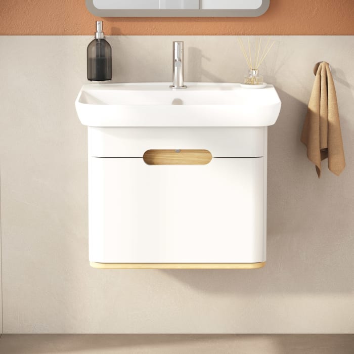 Vitra Sento Waschtischkombination 63 x 48,5 cm mit 1 Auszug