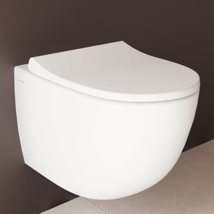 VitrA Sento Wand-WC VitrA Flush 2.0, Tiefspüler ohne Spülrand