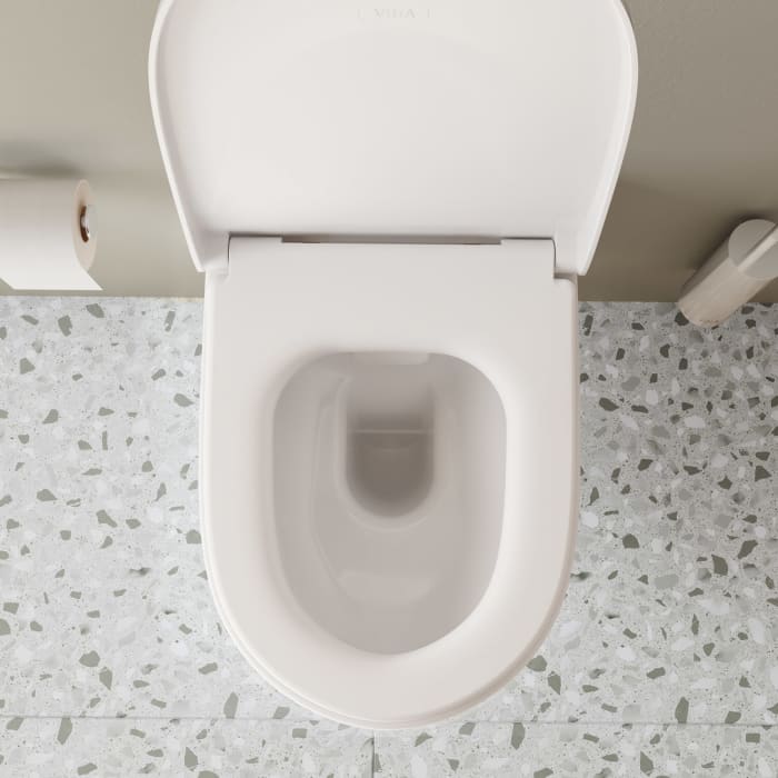 VitrA Sento Wand-WC VitrA Flush 2.0, Tiefspüler ohne Spülrand