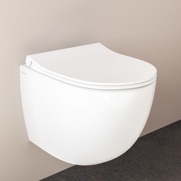 VitrA Sento Wand-WC Compact, VitrA Flush 2.0, Tiefspüler ohne Spülrand