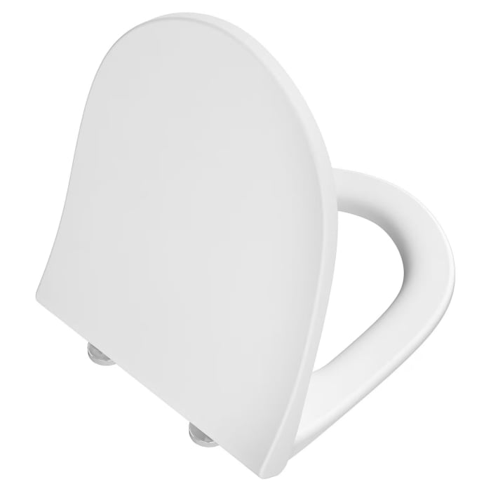 VitrA Sento Wand-WC-Set VitrA Flush 2.0 Tiefspüler ohne Spülrand mit WC-Sitz Slim Wrap