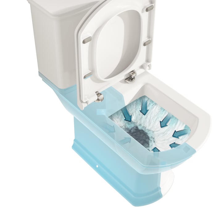 VitrA Valarte Stand-WC, Tiefspüler ohne Spülrand