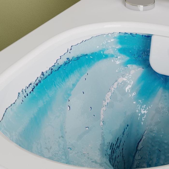 VitrA M-Line Tiefspül-Wand-WC 54 cm, randlos, rund