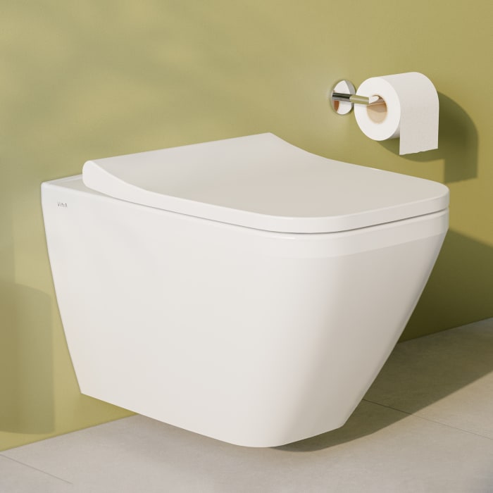 VitrA M-Line Tiefspül-Wand-WC 54 cm, randlos, eckig