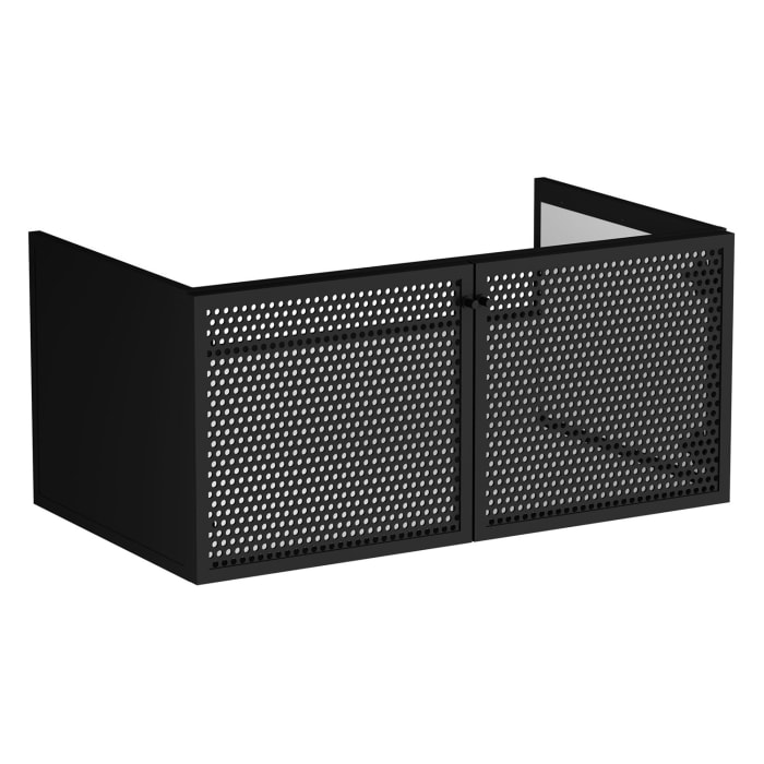 VitrA Liquid Waschtischunterschrank 100 cm, 2 Mesh-Metalltüren