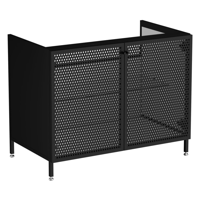 VitrA Liquid Waschtischunterschrank 100 cm, 2 Mesh-Metalltüren