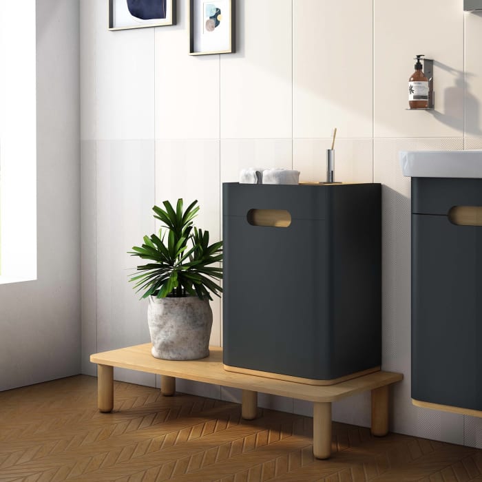 Vitra Sento Halbhochschrank 40 x 29,5 x 58 cm mit Türanschlag rechts