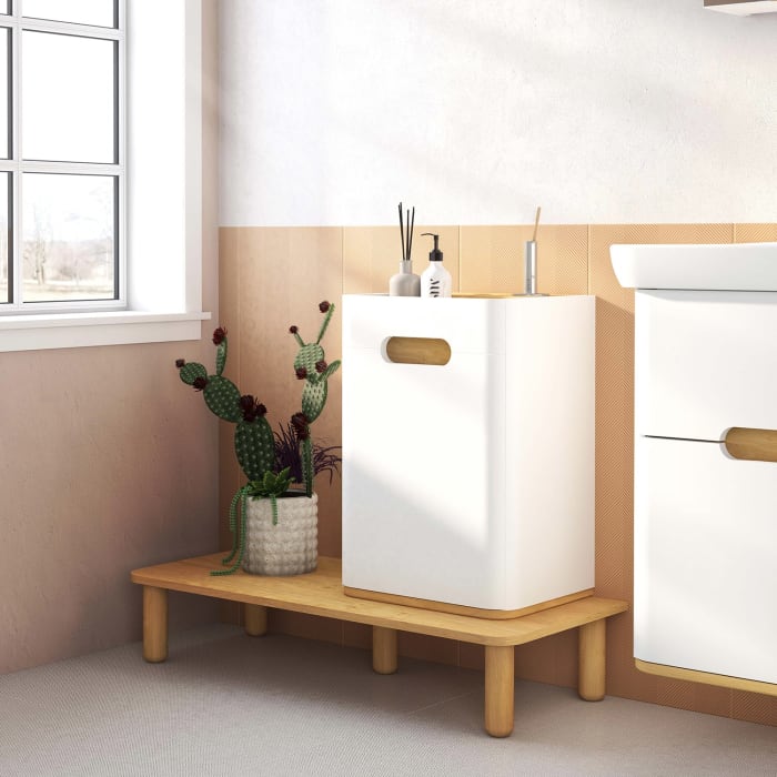 Vitra Sento Halbhochschrank 40 x 29,5 x 58 cm mit Türanschlag links