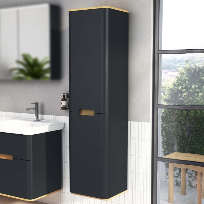 Vitra Sento Hochschrank 40 x 35 x 157,5 cm mit Türanschlag rechts