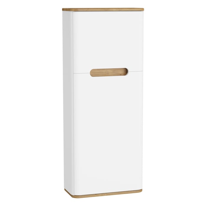 VitrA Sento Hochschrank Compact 50 x 22 x 122 cm, 2 Türen, Türanschlag links