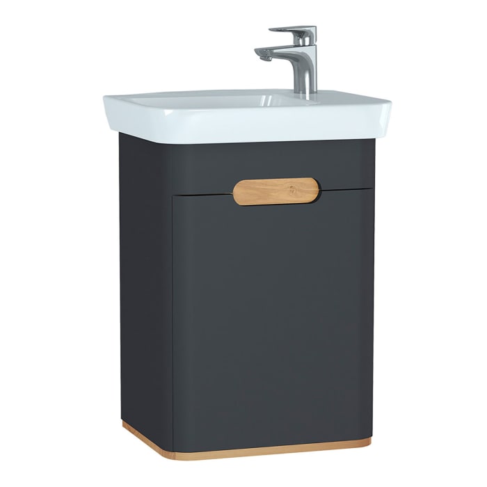 Vitra Sento Waschtischkombination 50 x 37,5 cm, Türanschlag rechts