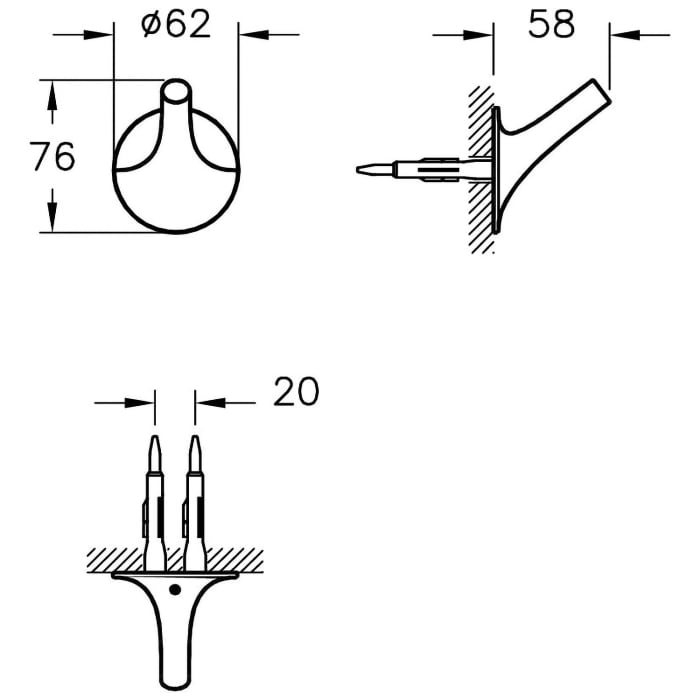 VitrA Istanbul Handtuchhaken